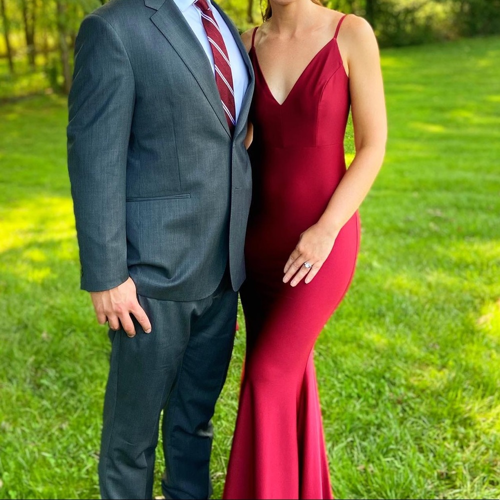 Satin bodycon mermaid dress